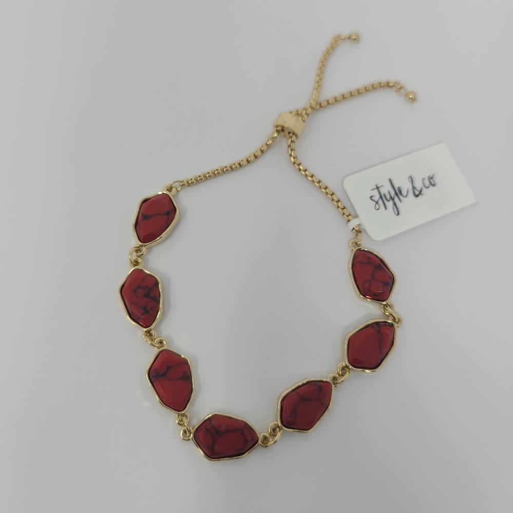 Charter Club Gold-Tone Large Link Bracelet